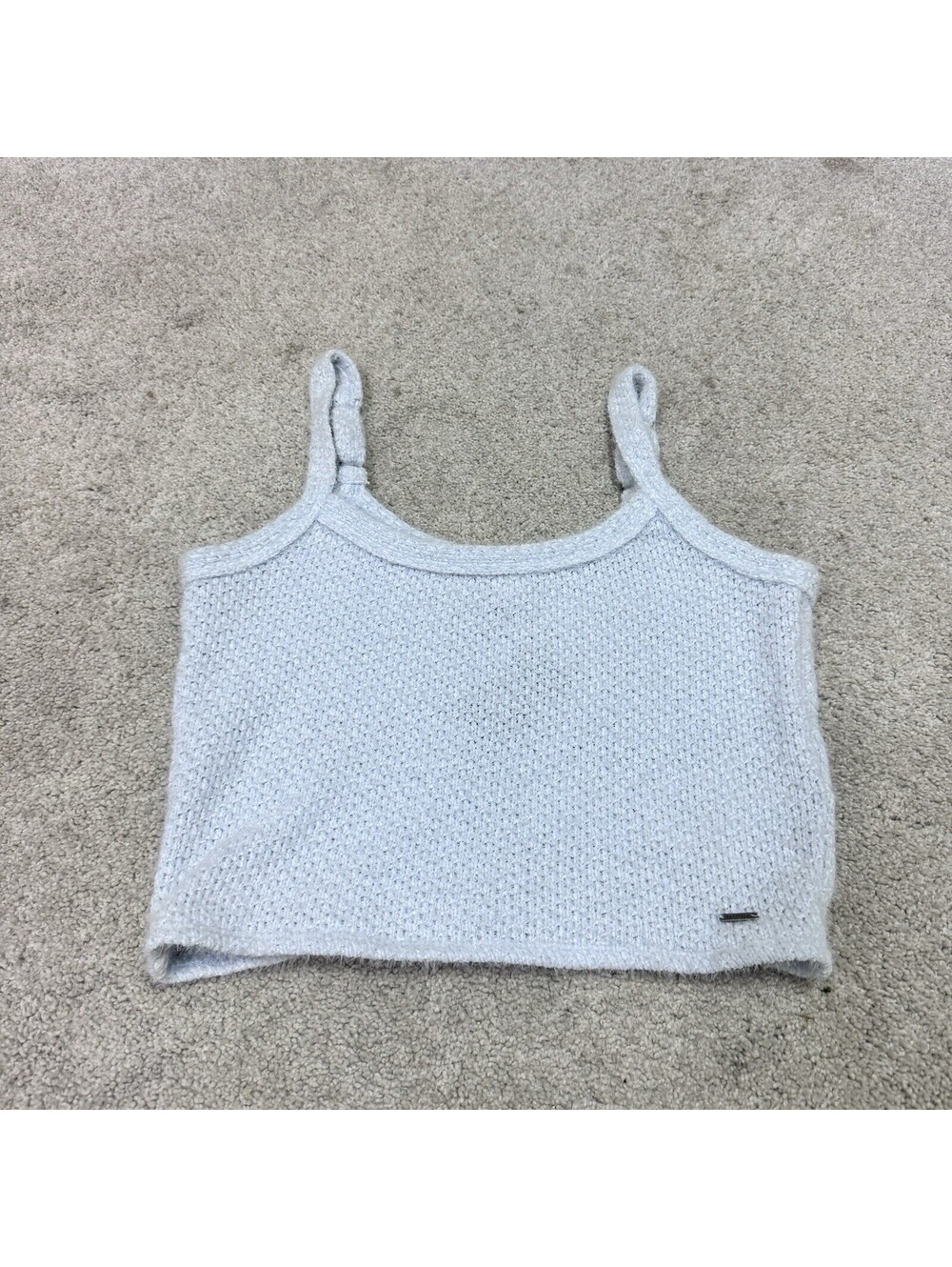 Hollister Top Women’s Blue Knit Sleeveless Size Medium NWT